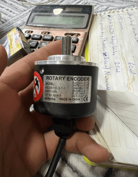 Dikenli Ölçüm Tekerli Rotary Encoder Takımı